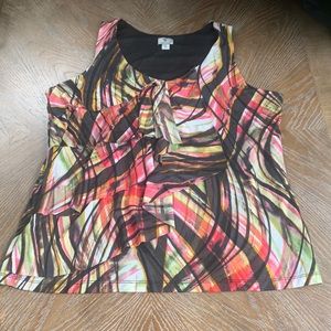 Worthington multicolored blouse